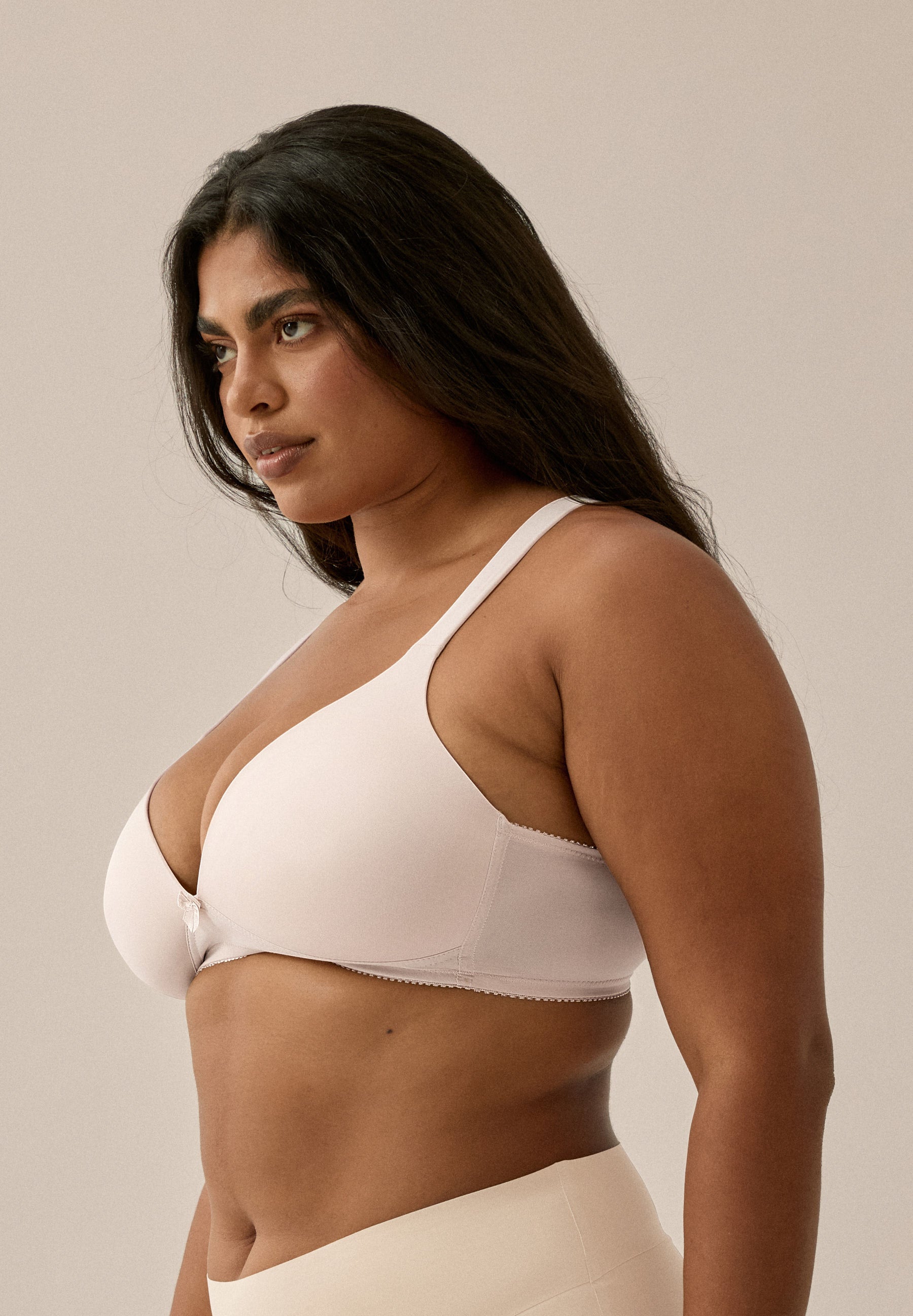 REGGISENO VELVET MORBIDO CON COPPE E SPALLINE ANTISCIVOLO